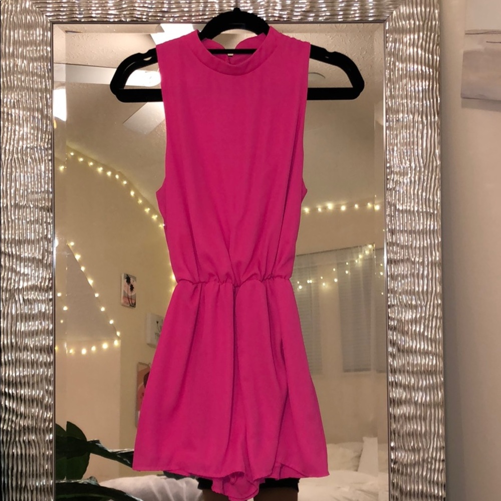 Hot Pink Everly Romper